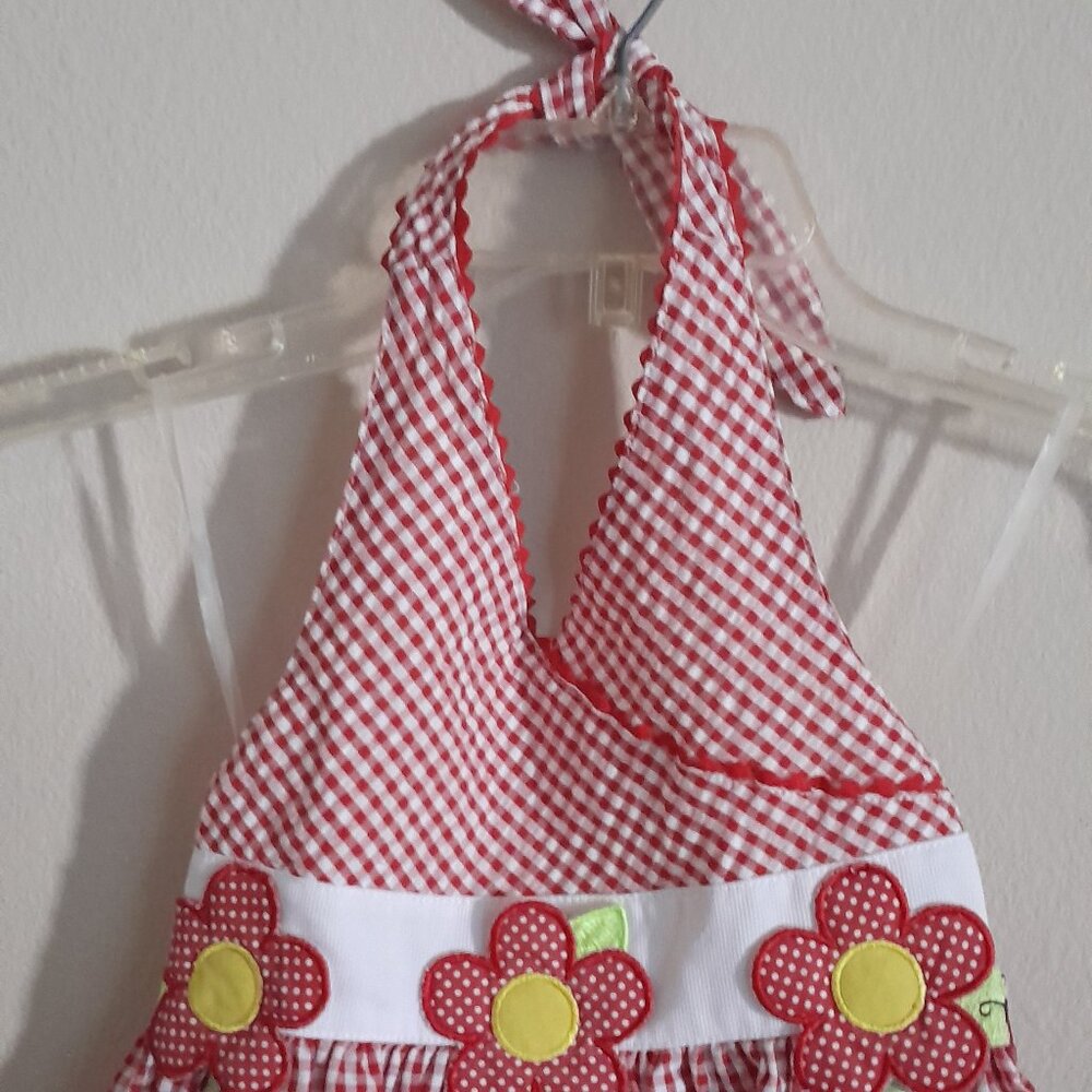 Youngland Girls Seersucker Dress - Picture 2 of 5